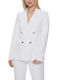 Guess Women's Double Breasted Blazer White