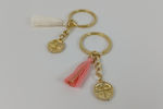 Christening Charm Keychain Pink 50pcs