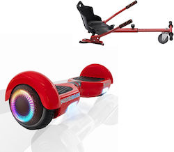 Smart Balance Wheel Regular Red PowerBoard PRO Red Ergonomic Seat Hoverboard με 15km/h Max Ταχύτητα και 15km Αυτονομία σε Κόκκινο Χρώμα με Κάθισμα