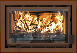 Charnwood Bay 5 VL Stahl Holzofen 5kW Bronze