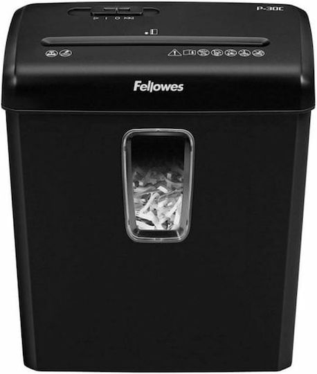 Fellowes Cross Cut 6-Sheet Paper Shredder