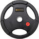 Sportmann Scheibenset Gummierte 1 x 25kg Ø51mm mit Griffen