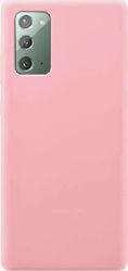 Soft Back Cover Σιλικόνης Ροζ (Galaxy Note 20)