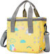 Kinder 000075753 Schulische Isothermische Hand-Lunch-Tasche 6.5Es Gelb Einhörner 21 x 14 x 23cm