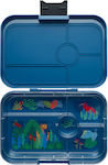 Yumbox Πλαστικό Παιδικό Δοχείο Φαγητού 0.36lt Μπλε 24 x 17.5 x 4.5εκ.