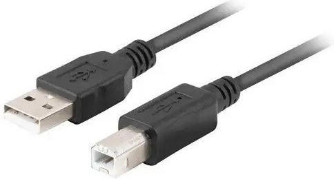 Lanberg USB 2.0 Cable USB-A male - Μαύρο 1.8m CA-USBA-15CU-0018-BK