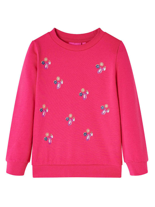 vidaXL Kids Fleece Sweatshirt Pink