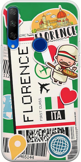 Ticket To Florence Huawei Back Cover Silicone Multicolour (Honor 20 Lite)