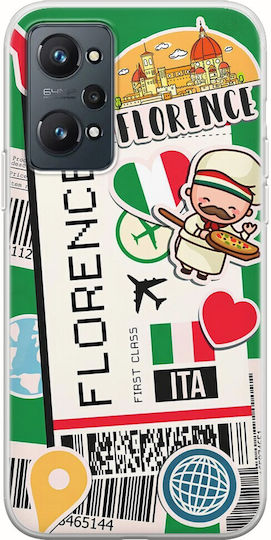 Ticket To Florence Back Cover Silicone Multicolour (Realme GT Neo 2)