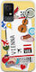 Ticket Back Cover Silicon Multicolor (TCL 408)