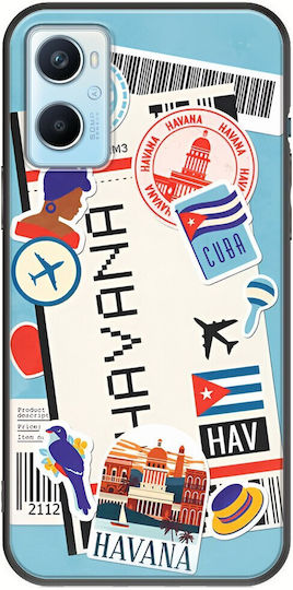 Ticket To Havana Задна корица Силикон Многоцветен (Опо А96)