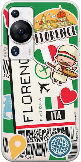 Ticket To Florence Back Cover Silicone Multicolour (Huawei P60)