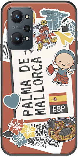 Ticket To Palma De Mallorca Back Cover Silicone Multicolour (Realme GT 2 5G)