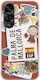 Ticket To Palma De Mallorca Back Cover Silicon Multicolor (Honor 90 Lite - Onoare 90 Lite)