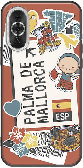 Ticket To Palma De Mallorca Back Cover Silicone Multicolour (Huawei Nova 10 Pro)