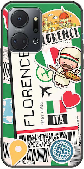Ticket To Florence Back Cover Σιλικόνης Πολύχρωμο (Honor X7a)