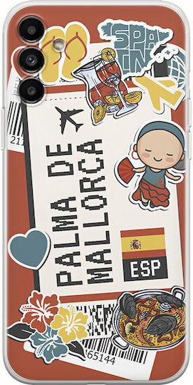 Ticket To Palma De Mallorca Back Cover Silicone Multicolour (Galaxy A04s)