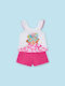 Mayoral Kids Set with Shorts Summer 2pcs Fuchsia