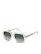 Carrera Unisex Γυαλιά Ηλίου με Διάφανο Κοκκάλινο Σκελετό και Γκρι Ντεγκραντέ Φακό 317/S 40G/9K