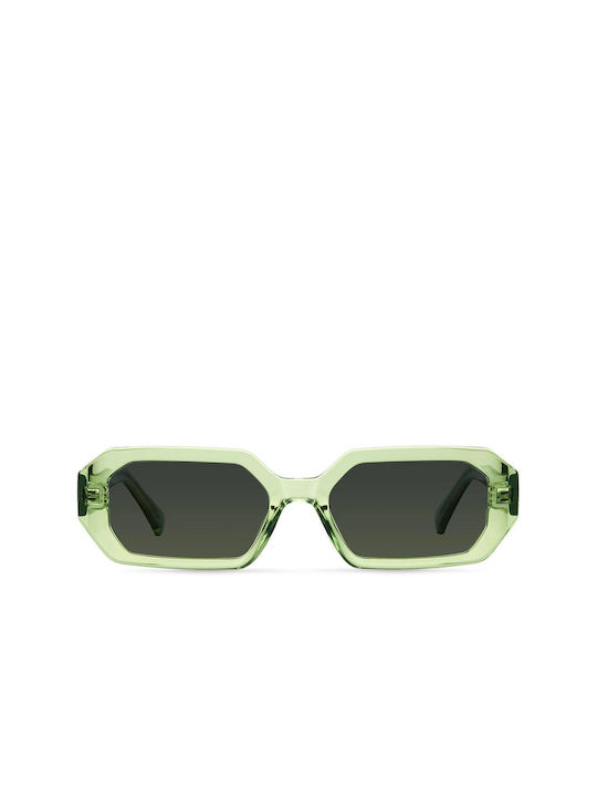 Meller Γυναικεία Γυαλιά Ηλίου με Πράσινο Κοκκάλινο Σκελετό και Πράσινο Φακό ES-LIMEOLI