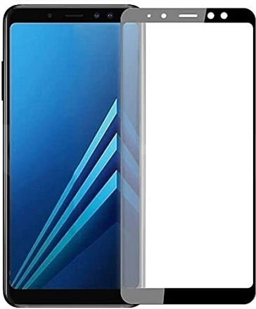 5D 0.3mm Full Face Tempered Glass Negru (Galaxy A6 2018)