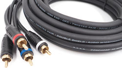 Conchord Tr 55 2x RCA male - 2x RCA male 5m