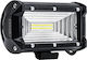 AMiO Rechteckς Scheinwerfer Auto LED 9 - 36V 72W 5.5cm mit Weiß Beleuchtung 1Stück