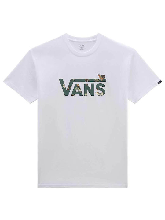 Vans Ανδρικό T-shirt Κοντομάνικο Λευκό