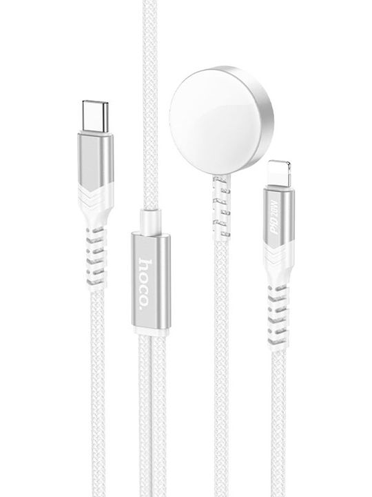 Hoco CW54 Ladegerät für Apple Watch, iPhone Weißς