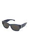 Levi's Unisex Sunglasses with Blue Plastic Frame and Gray Lens LV 1033/S PJP/IR