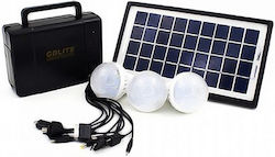 Autonomous Solar Lighting System with Light System , Charger & Flash Light GD-8006A