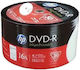 HP Beschreibbare DVD-R 16x 4.7GB Kuchenbox 50Stück