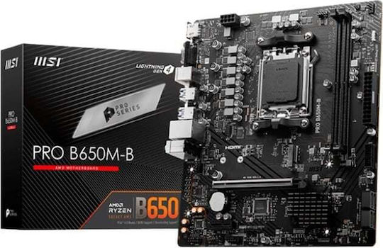 MSI PRO B650M-B Mainboard Micro ATX mit AMD AM5 Sockel