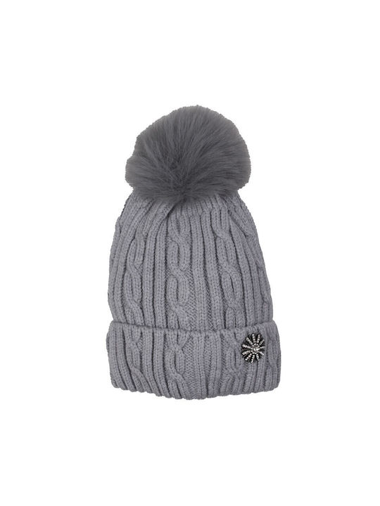 Papillon Kids Kids Beanie Knitted Gray for Newborn