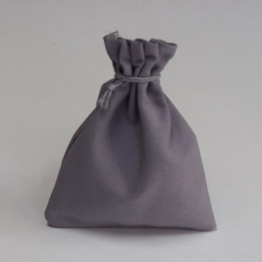 Decocraft Grundstoff Stoffbeutel Für Geschenk Grau 14x18cm 12Stücke