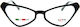 Exess Plastic Eyeglass Frame Black EX595 1250