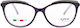 Exess Plastic Eyeglass Frame Purple EX603 B267