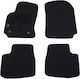 Autopataki Set of Front and Rear Mats 4pcs for Citroen C4 Cactus 2014-2020 Black