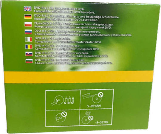 Omega Recordable DVD-R 16x 4.7GB Cake Box 10pcs