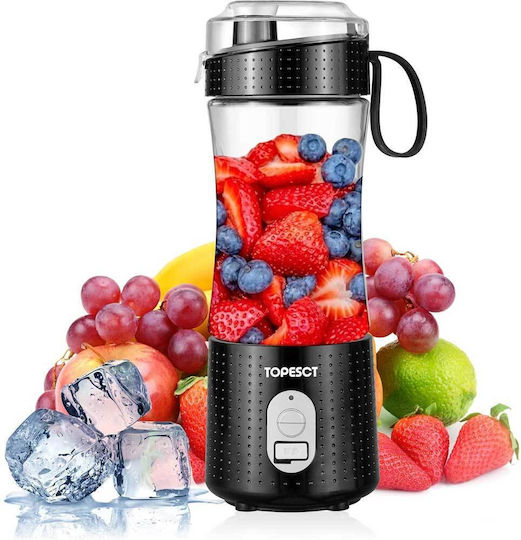 TopEsct A1-01 Blender with Plastic Jug 380 ml Black