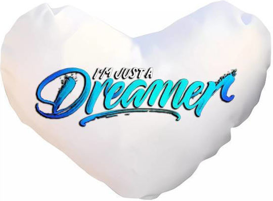 Takeposition Sofa Cushion I Am A Dreamer White 40x40cm