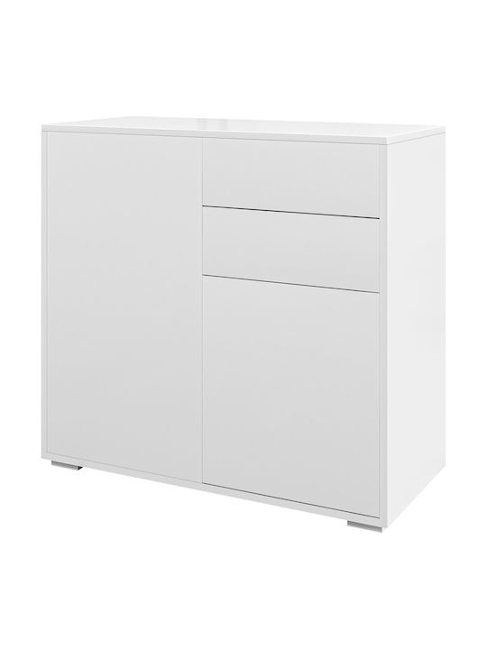 Μπουφές mit Schubladen Glossy White 79x36x74cm