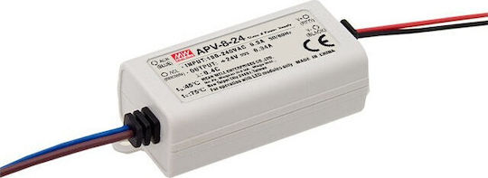 Mean Well Apv LED-Netzteil IP42 Leistung 8W mit Ausgangsspannung 24V
