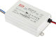 Mean Well Apv Τροφοδοτικό LED IP42 Ισχύος 25W με Τάση Εξόδου 24V