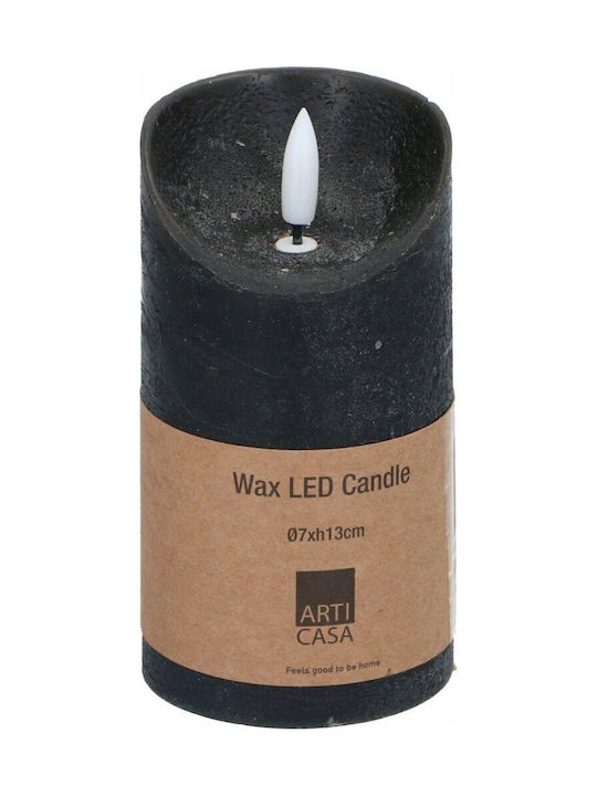 Atmosphera Decorative Lighting Articasa LED Warm White Wax Polish 7x7x13cm