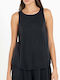 Philosophy Wear Women's Blouse Sleeveless Black