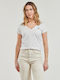 U.S. Polo Assn. Damen T-Shirt Weiß
