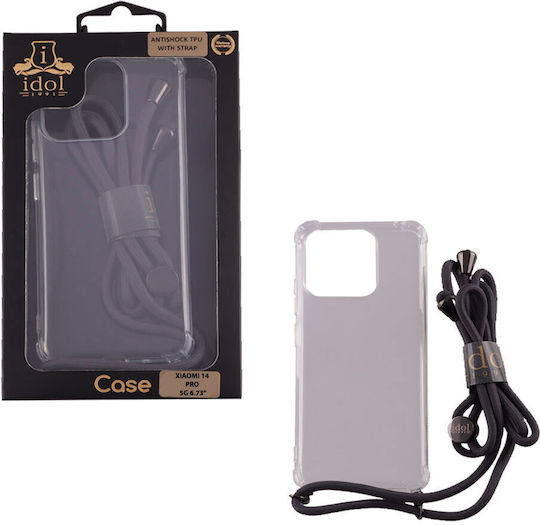 Idol 1991 Back Cover Silicon cu Curea Transparent (Xiaomi 14 Pro)
