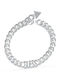 Guess Women's Chain Bracelet Made of Stainless Steel with Zircon 21cm