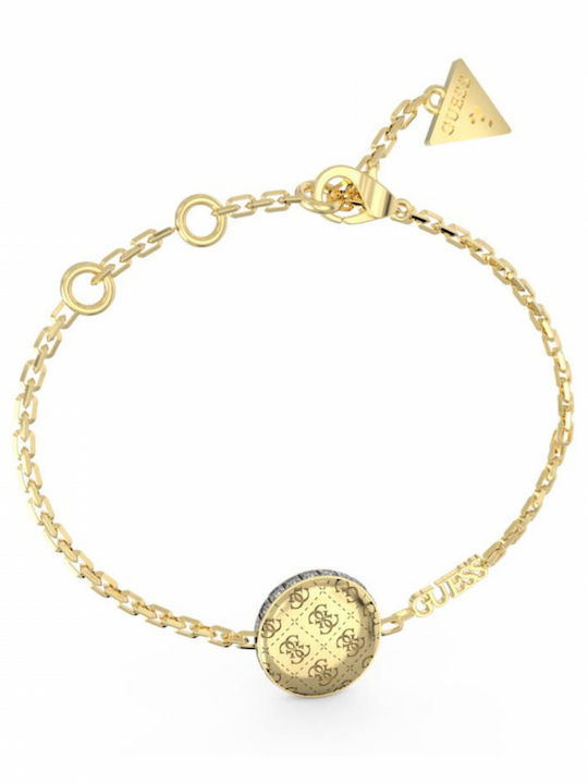 Guess Bracelet made of Steel Gold Plated with Zircon